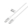 Kabel VIGGO DESIGN USB-C USB-C PREMIUM 100W 1m biały